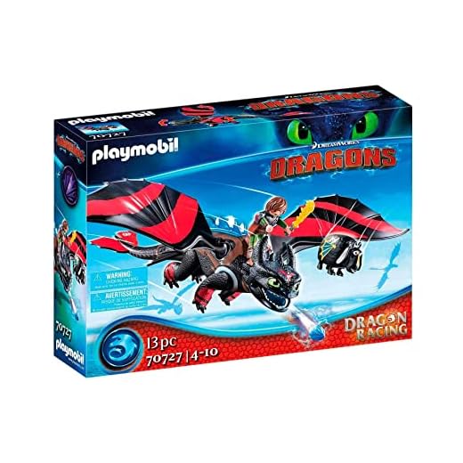 Playmobil 70727 Dragon Racing: Krokmou et Harold - DreamWorks Dragons ©- DreamWorks Dragons ©- Dragons krokmou