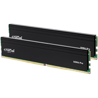 Crucial Pro CP2K16G4DFRA32A DDR4 RAM Kit (2x16GB) 3200MHz, Intel XMP 2.0, PC Computer Memory