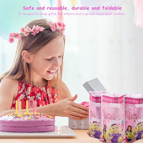 30 Rosa Geschenktüten Mit Schleife – Süßigkeiten-Tüten Für Geburtstag, Hochzeit Oder Party, 16,3 X 25 Cm, Aus Robustem Plastik