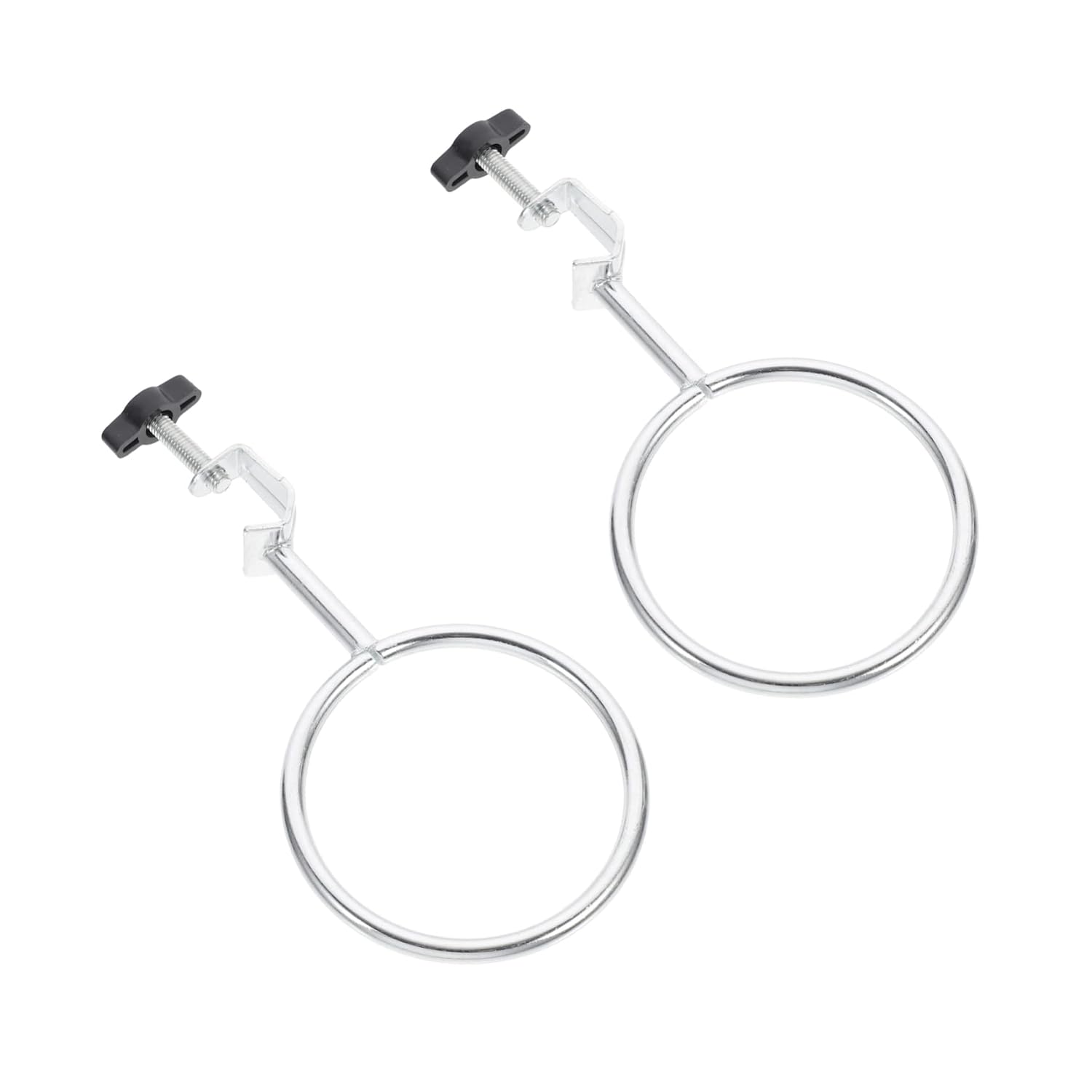 KICHOUSE 2pcs Laboratory Iron Support Rings for Experiments Retort Rings for Chemical Reactions Essential Lab Equipment for Education and Research