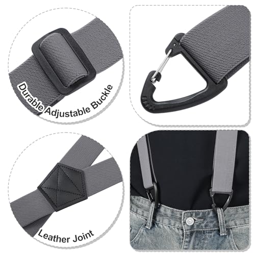 image for Sintege X Back Hidden Suspender Heavy Duty Work Suspenders 1.5 Inches 