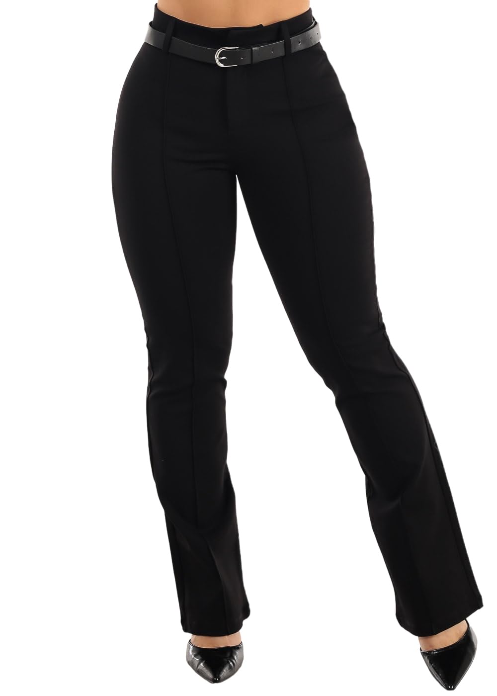 Moda Xpress Women's Stretch High Waisted Dress Pants