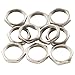 Musiclily Pro M12x1 Switch Mounting Hex Nuts for Metric LP/Box Style Pickup Selector Toggle Switch, Nickel (Set of 10)