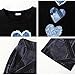 Voxikodex Size 9 10 Years Girls Clothes 2 Piece Short Sleeve Tee Tops & Short Set Fashion Kids Girls Summer Vacation Outfits Set Black(9-10Y)