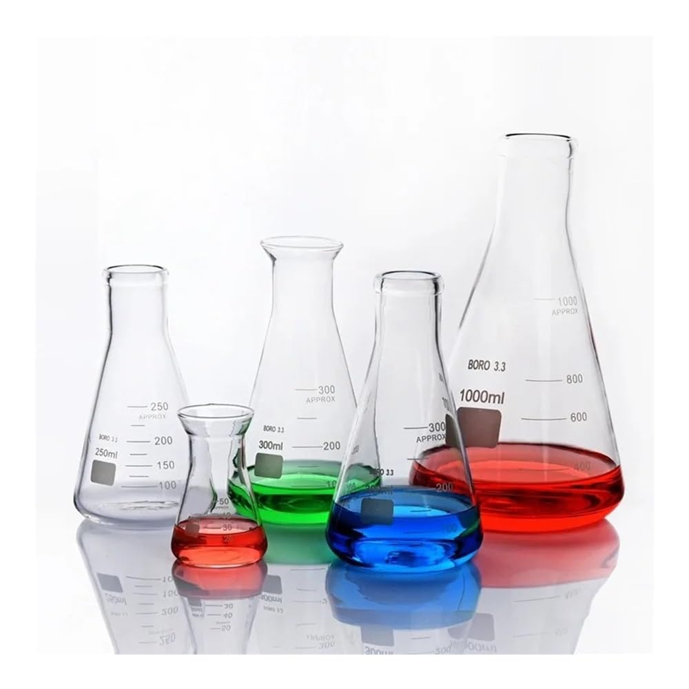 Erlenmeyer kolba stożkowa ze szkła borokrzemowego (50/100/150/200/250/300/500/1000/2000/3000/5000 ml, G3.3) (1000 ml)