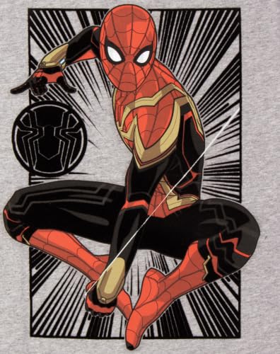 Marvel Spider-man Boy's Graphic T-Shirt 2-Pack (Gray and Navy Blue, Size 4) — view 4