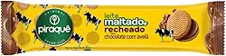 Biscoito Leite Maltado Recheio Chocolate com Avelã Piraquê Pacote 85g
