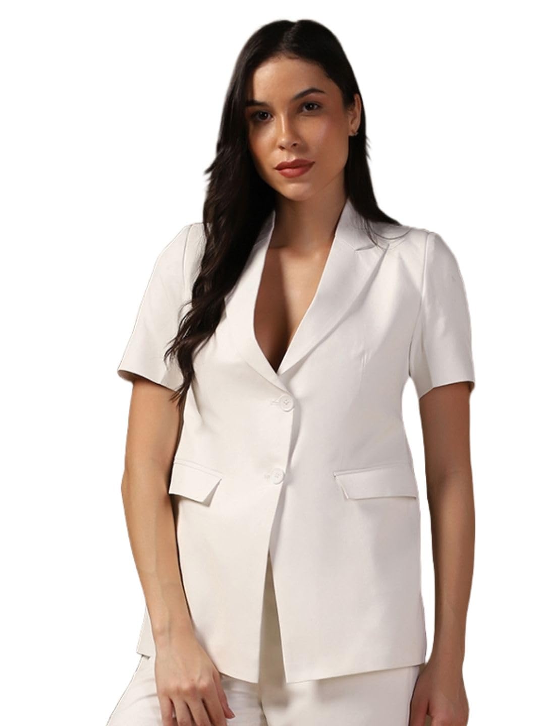 tahvo Women’s Full Sleeves Blazer | Regular Fit Stylish Outerwear for Office and Casual Wear-picture-47