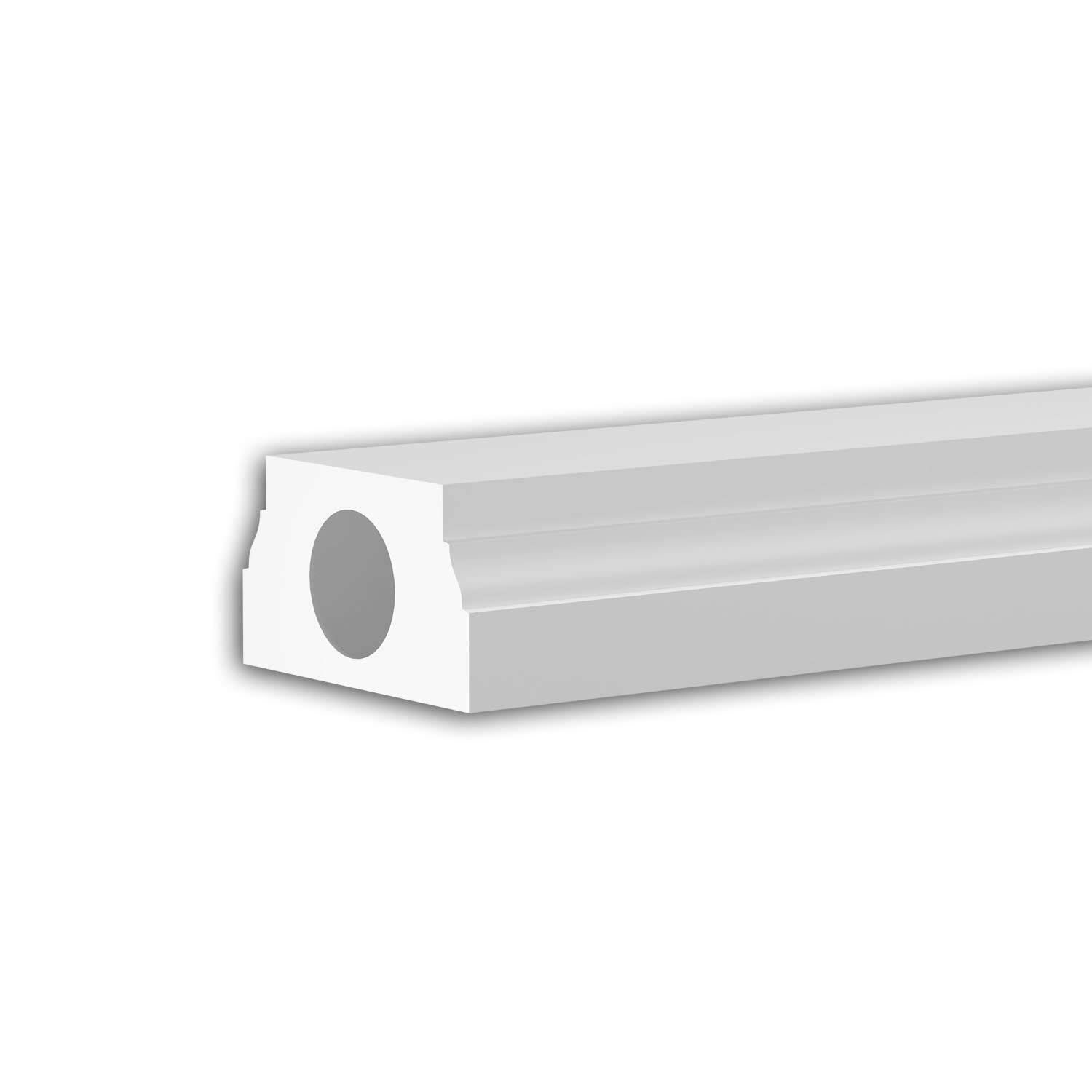 Pied de balustrade Profhome 474101 en polyuréthane rigide 300x18cm