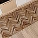PETTI Artigiani Italiani - Tappeto Cucina Antiscivolo Lavabile, Passatoia Cucina, Tappeti Runner Cucina, 52x80 cm, Disegno Parquet 01, 100% Made in Italy