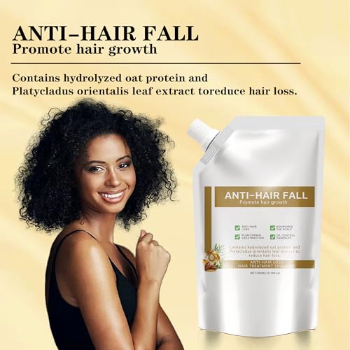 Image of Remimpi Anti Hair Loss Shampoo, Anti-Hair Fall Promote H air Growth Shampoo-Women with Thinning Hair, Daily Hair Care Routine, for All Hair Types-2Pcs(200ml)