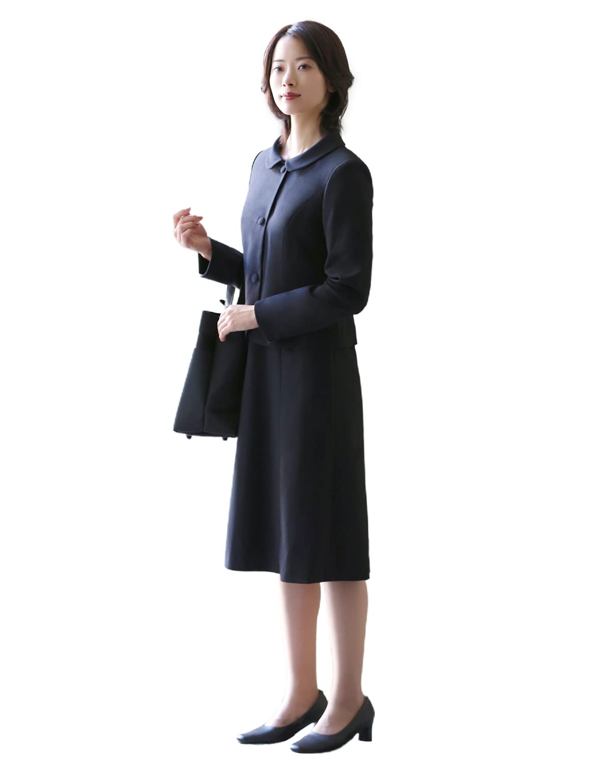 Amazon | [ニナーズ] お受験スーツ ママ 母 レディース 母親 紺 濃紺