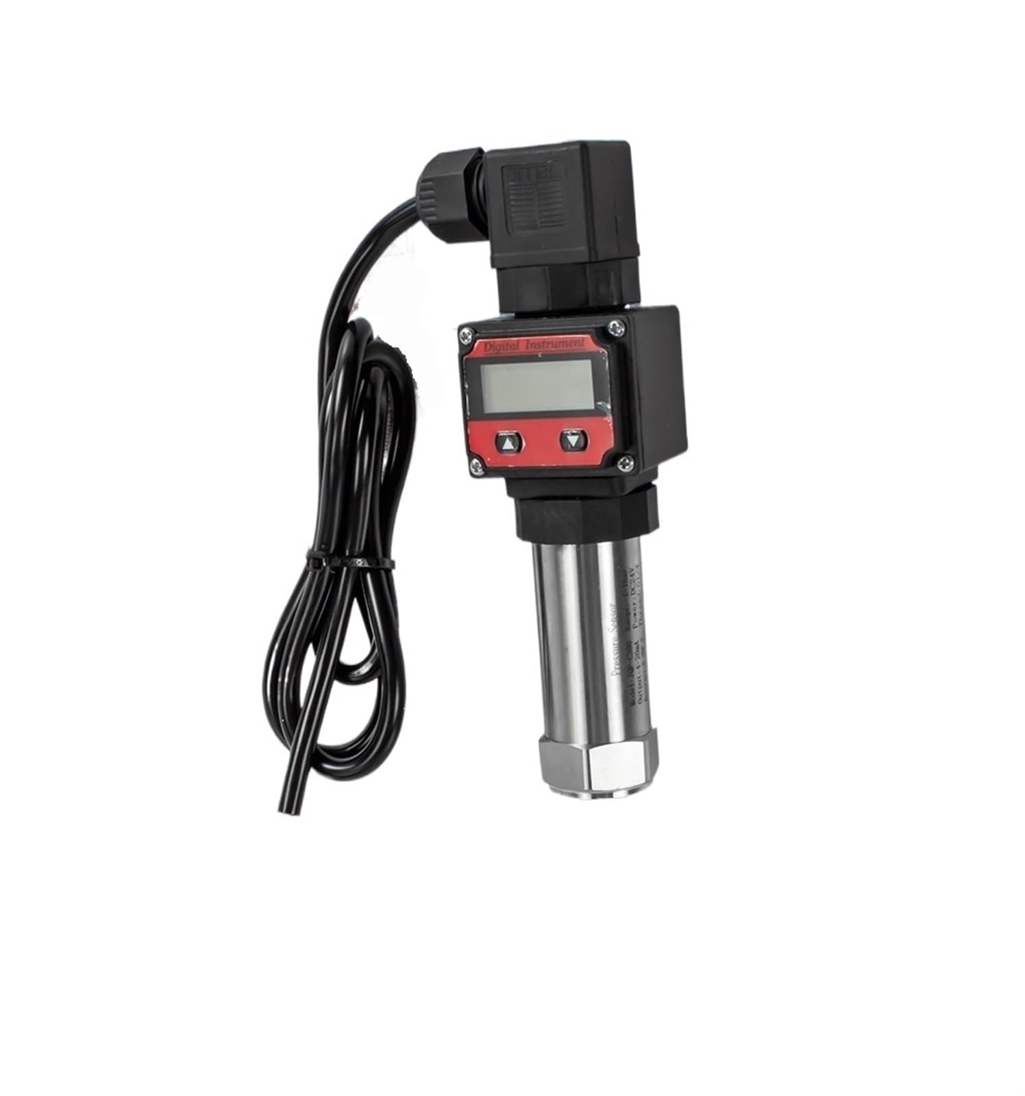 Transmisor de presión LCD de alta precisión - Sensor de presión de agua NPT1/8 - Salida de 0-10 V - Medición de presión digital(0-0.1bar 0-20mA)