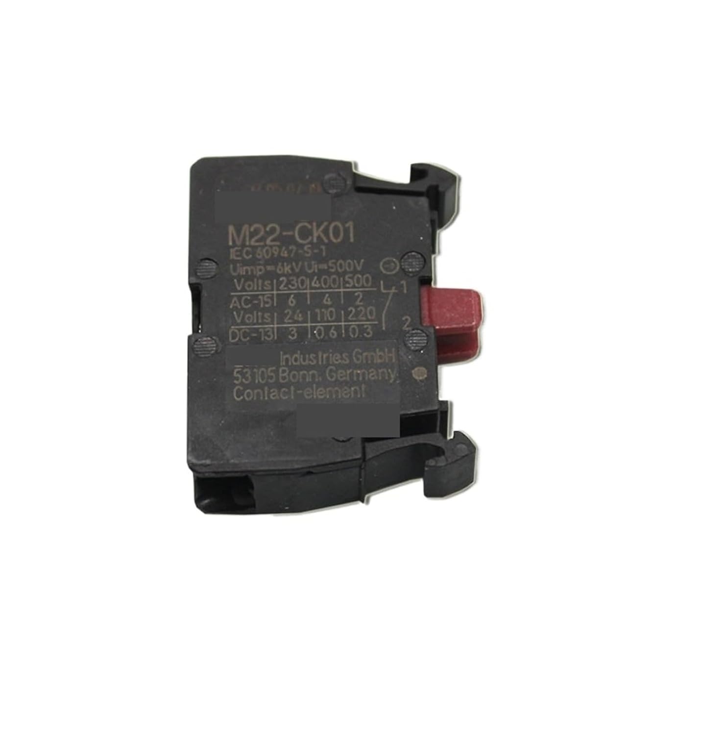 Auxiliary Contact M22-CK10/CK01/CK11/CK20/CK02/CKC10/CKC01(M22 CK10 1 Normally Open)