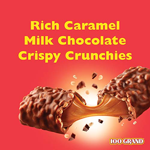 image for 100 Grand Milk Chocolate Halloween Candy Bars, Full Size Bulk Individu