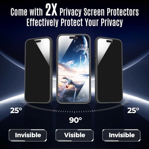 Image of Symcele Designed for iPhone 15 Pro Max Case, Black