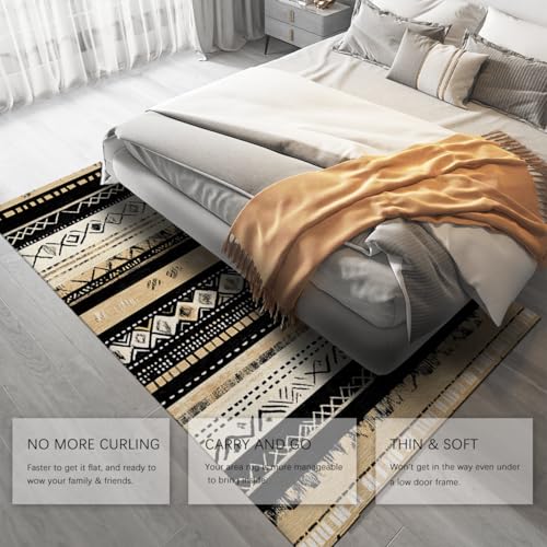 Tapis pliable lavable en machine pour éliminer les taches du salon