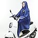 LULUDP Regenjacken Wasserdichter Regenponcho, wasserdichter großer Regenumhangmantel Mobility Scooter Motorradregenmantel Regenschutz Poncho-Regenbekleidung, vollständiger Schutz mit Visier XXXL Wasse