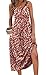 WIHOLL Summer Dresses for Women 2025 Spring Dresses 2026 Sleeveless Beach Vacation Flowy Midi Dresses Cute Casual Sundresses for Women Maxi Plus Size Sun Dress Red Floral XL