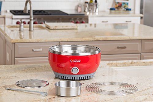 Living Well With Montel Mwsg01 Smokeless Indoor Barbeque Grill, Red #TOP2