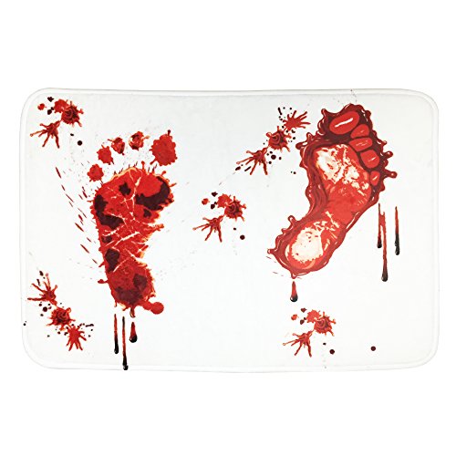 Blood Bath Mat Entrance Rug Non-Slip Bathroom Bloody Doormat
