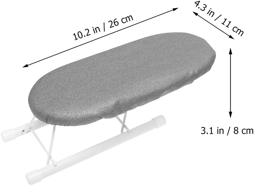 Mini Ironing Board Portable Household Tabletop Ironing Board for Space-Saving Travel Dorm Room Use Design
