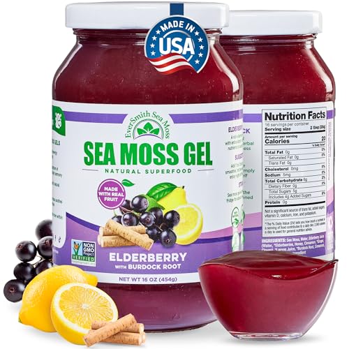 EverSmith Organics Wildcrafted Irish Sea Moss Gel (16 oz)