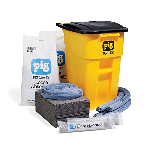 New Pig Spill Kit | High Visibility Mobile Kit | Absorbs up to 37 Gallons | KIT273