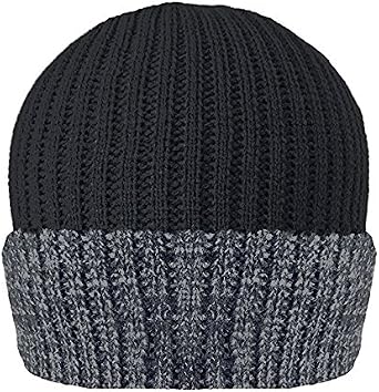 Grey \u0026 Black Thinsulate Unisex Chunky 