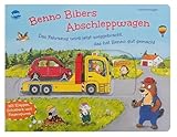 Benno Bibers Abschleppwagen. Das Fahrzeug wird jetzt weggebracht, das hat Benno gut gemacht: Pappbilderbuch zum Mitmachen für Fahrzeugfans ab 2 Jahren ... Klappen, Schieber, Fingerspuren