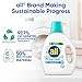 all Liquid Laundry Detergent, Free Clear, Odor Relief, 73 Fluid Ounces, 49 Loads