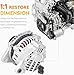 New Alternator 2.5L Compatible with Subaru Forester 03-05, Baja 03-06, Impreza 05, for Legacy 00-04(Not for Turbo), Manual Trans for Saab 9-2x 05, for Outback 00-04 (00-02 Only fit Manual Trans)