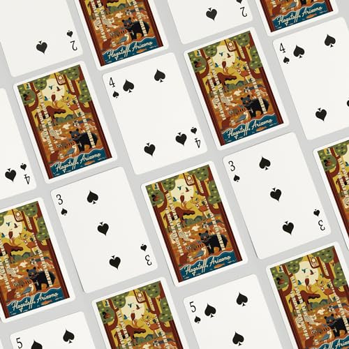 Baraja de cartas Poker Lantern Press Flagstaff Arizona miniatura 4