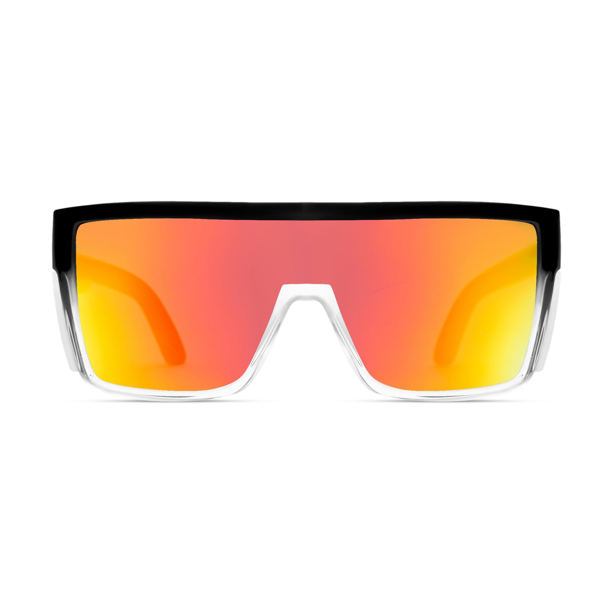 Gafas de sol polarizadas de seguridad para hombres y mujeres, protección UV400 e incluye protectores laterales extraíbles, ANSI Z87