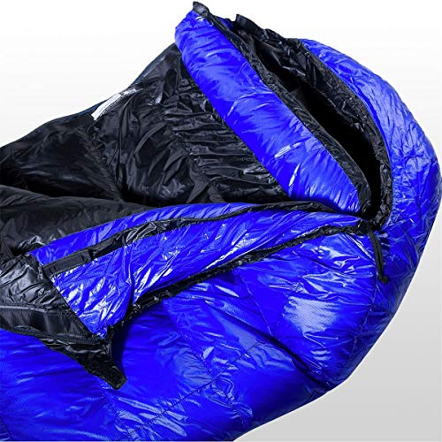 Bolsa de Dormir Western Mountaineering Ultralite 20 Grados Azul Real 6FT / Cierre Derecho miniatura 3