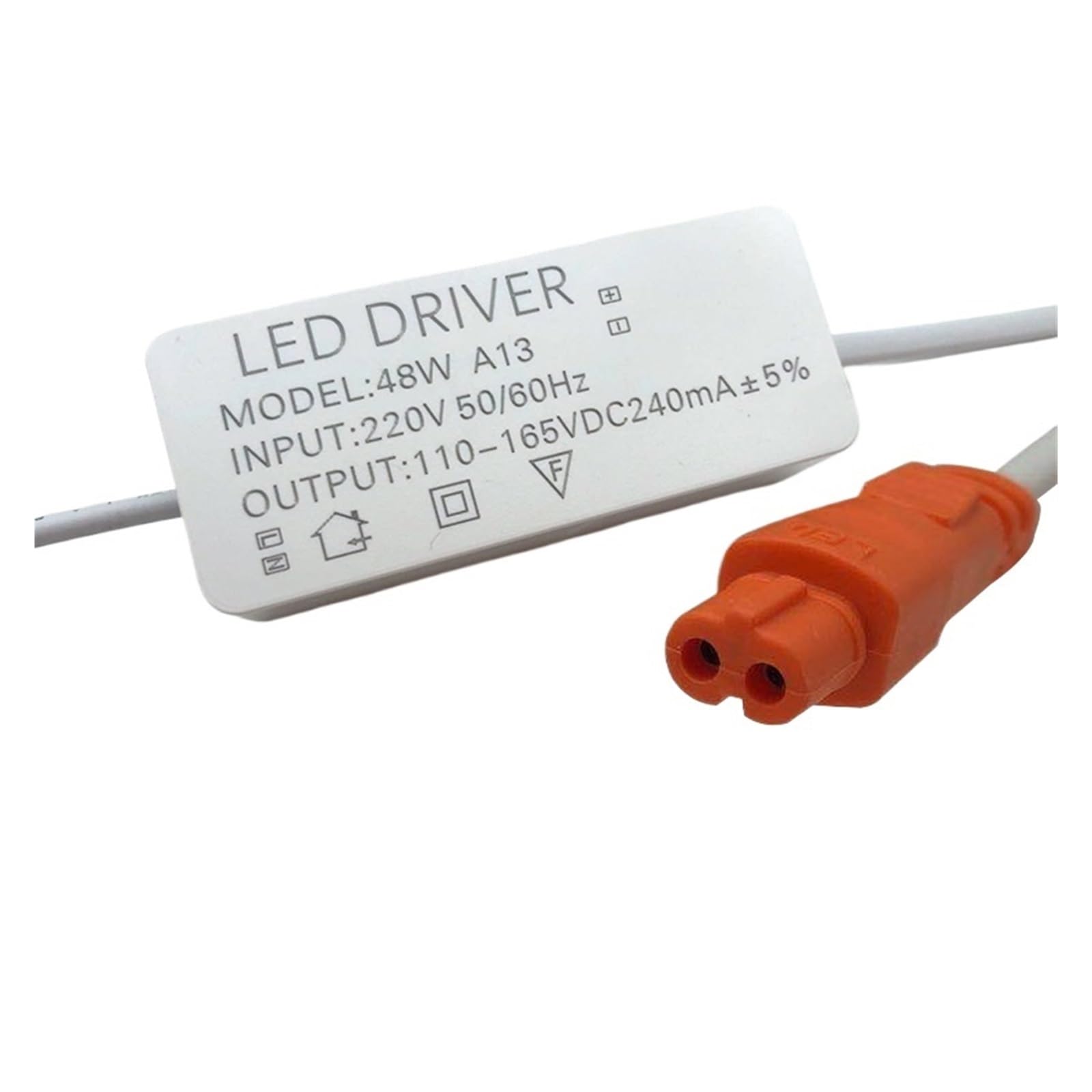 Transformateur LED 48W avec connecteur mâle pour panneau lumineux