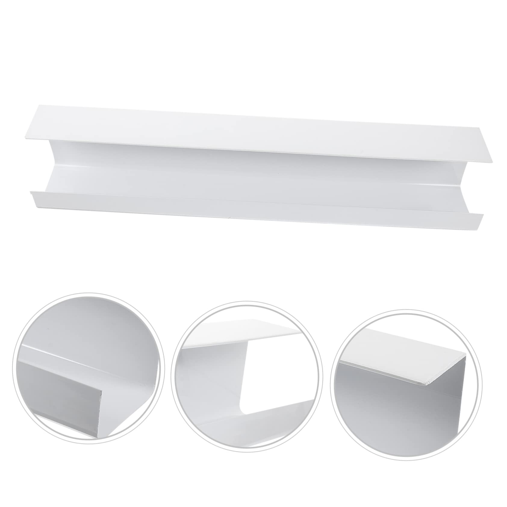 SHINEOFI Organizzatore Portacavi Sotto Scrivania Vassoio per Compatto e per e Casa Forature Facile Installazione e