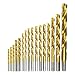 BOSTAL 21PCS Drill Bit Set 1/16 to 1/4 5/16 3/8 1/2 Professional Twist Drill Bits for Stainless Steel, Steel Wood Plastic Aluminum Alloy