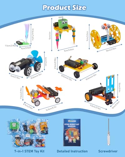 Gleamkid AAGKRK0101DE01DYLT988 7-In-1 Stem Toy Kit For Kids Ages 8-12 thumb #4