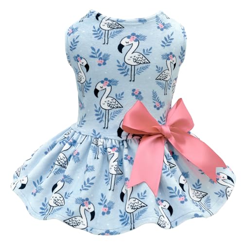 CuteBone Velvet Dog Dresses for Small Dogs, Stylish & Soft Fabric, Comfortable Fit for Everyday Wear, Perfect for Special Occasions NCVA24XS