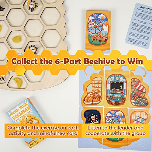 Mind Your Beeswax juego de cartas social para 3-8 jugadores miniatura 2