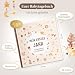 EULENTALER® Das Babytagebuch 'Mein erstes Jahr' I Von Pädagogen gestaltet I Handgemalte Illustrationen I 21x21 cm I Erinnerungsbuch baby, Geschenkidee zur Geburt I Nursery