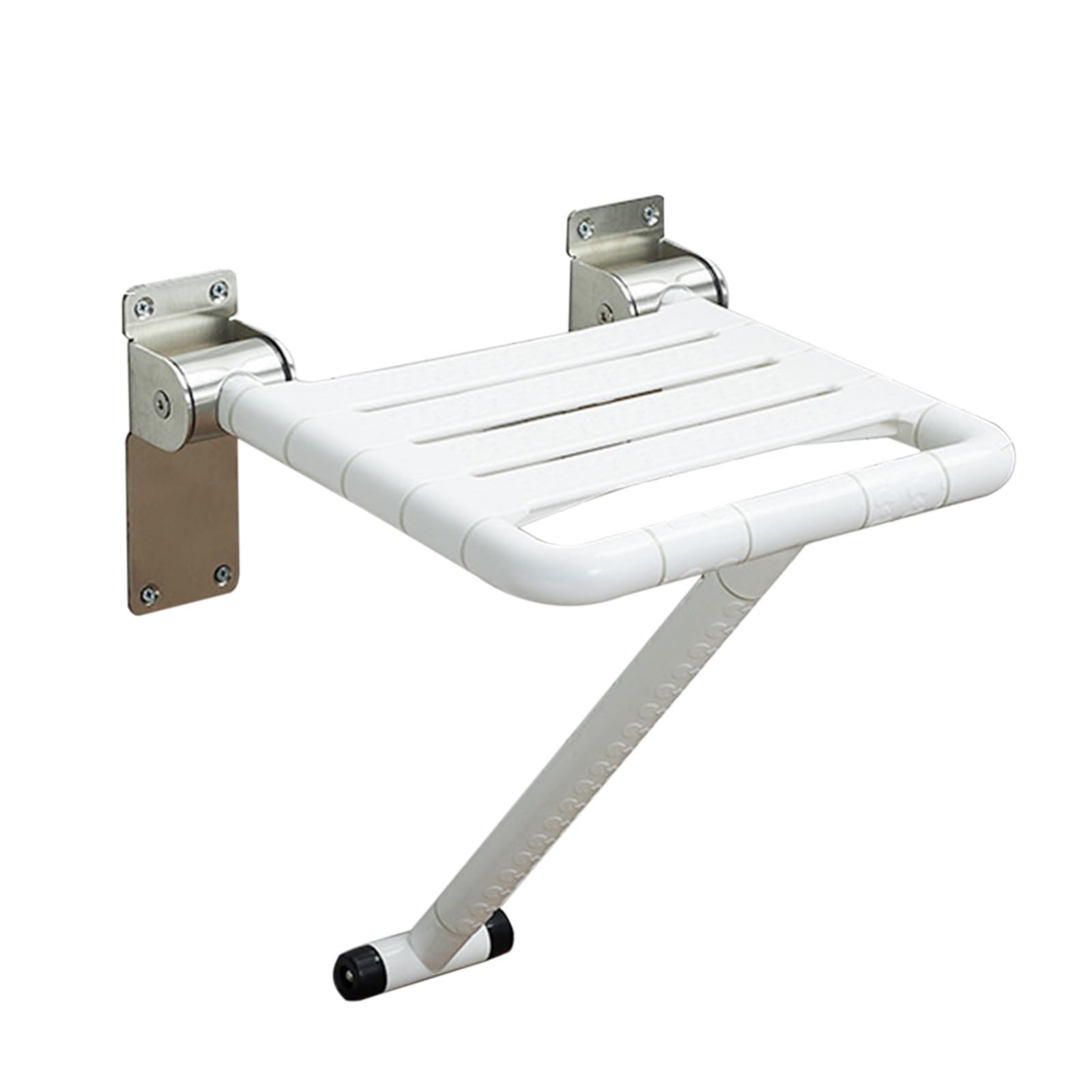 Asiento Ducha Plegable Pared Montada,Silla Plegable De Pared Uso DoméStico,Silla Abatible Ducha Montado Pared,PráCtico,Conveniente,Adecuado para Inodoro Y BañO