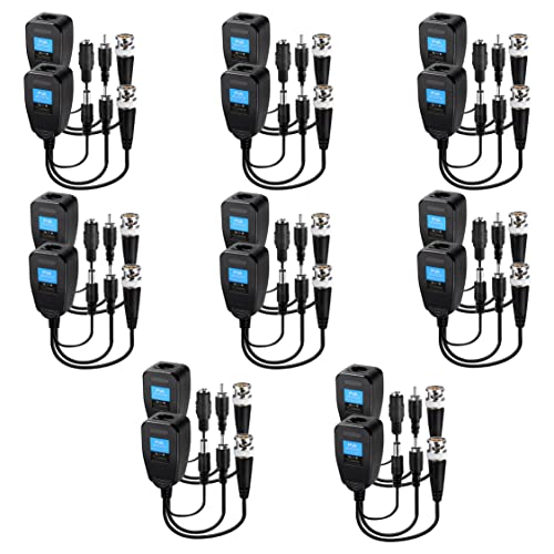 Passive Video Balun 8 Pairs Passive Video Power Balun Audio