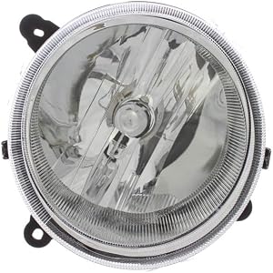 Compatible with Jeep Compass 2007-2010/Patriot 2007 2008 2009 2010 2011 2012 2013 2014 2015 2016 2017 Headlight Lamp Halogen Passenger Right Side