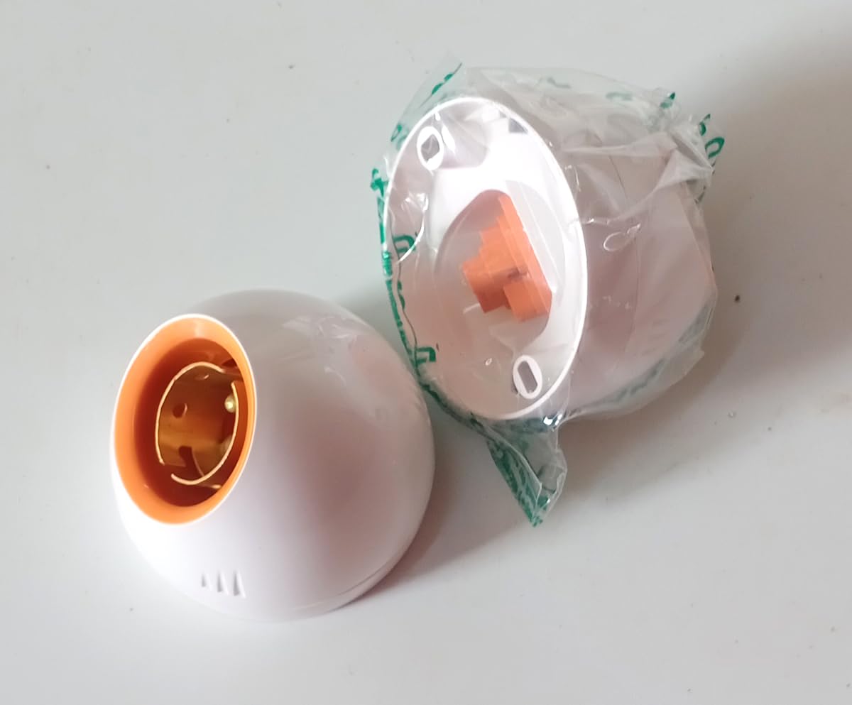 6A 240V Plastic White Fancy Angle Lamp Holder (2 Pcs)-image-45