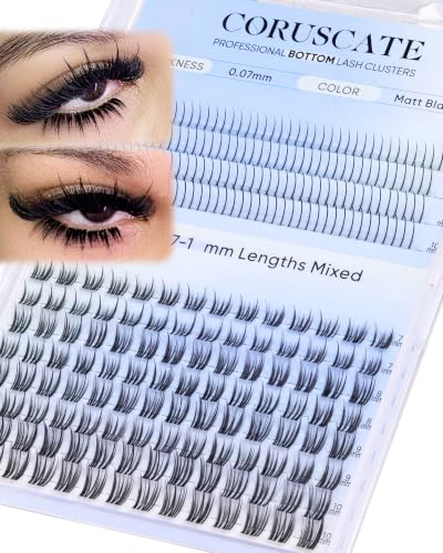 CORUSCATE Bottom Lashes Spikes Lash Clusters 7-10mm Fairy Bottom Eyelashes