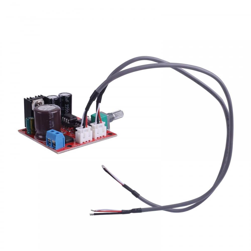 DONGKER Scheda Preamplificatore NE5532 A Doppio Canale, AC 5V-16V/DC 6V-24V Modulo Preamplificatore Dual OP AMP Alimentatore Singolo Con Potenziometro