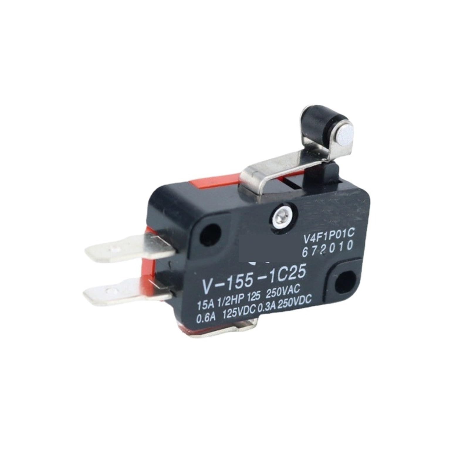 10 Uds V-155-1C25 interruptores 15A, botón pulsador SPDT interruptor de límite de acción momentáneo, interruptores de viaje
