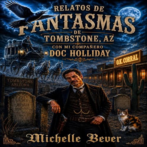 Diseño de la portada del título Relatos de fantasmas de Tombstone AZ